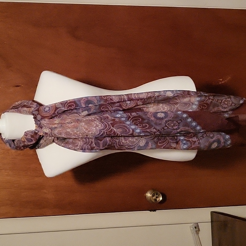 Lulla Collection By Bindya BOHO Scarf 72" length 36" Wide